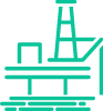 Rig oil spill icon